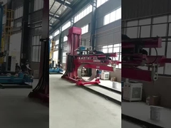 Pressure vessel straight seam automatic welding machine plasma + TIG welding process 10mm stainless