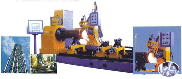 Automatic CNC Pipe Profile Cutting Machine 5 Axis Window Based Controller