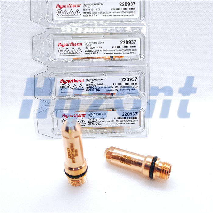 Hypertherm HPR400XD Plasma Torch Consumables 220637 / 220636 / 220635
