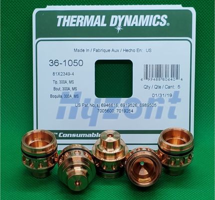 Mild Steel 300A 36-1050 Thermal Dynamics Plasma Torch Tips