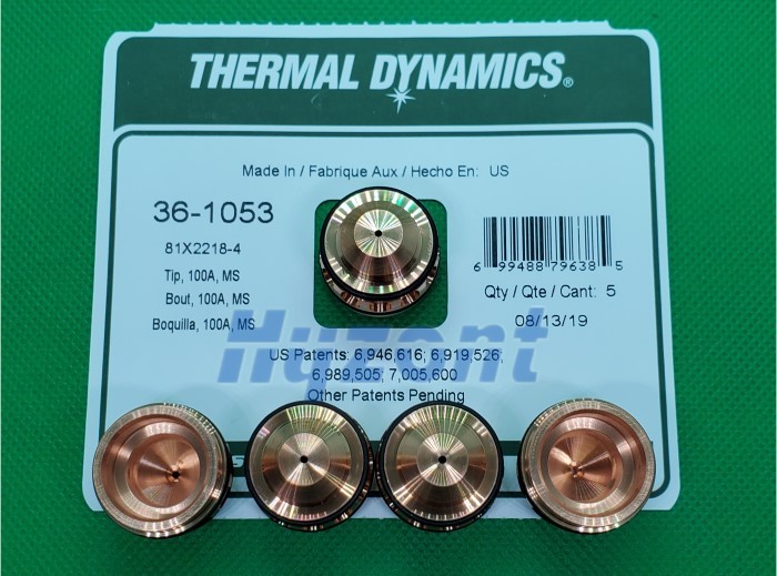 CE Thermal Dynamics 100A 36-1053  plasma torch tips