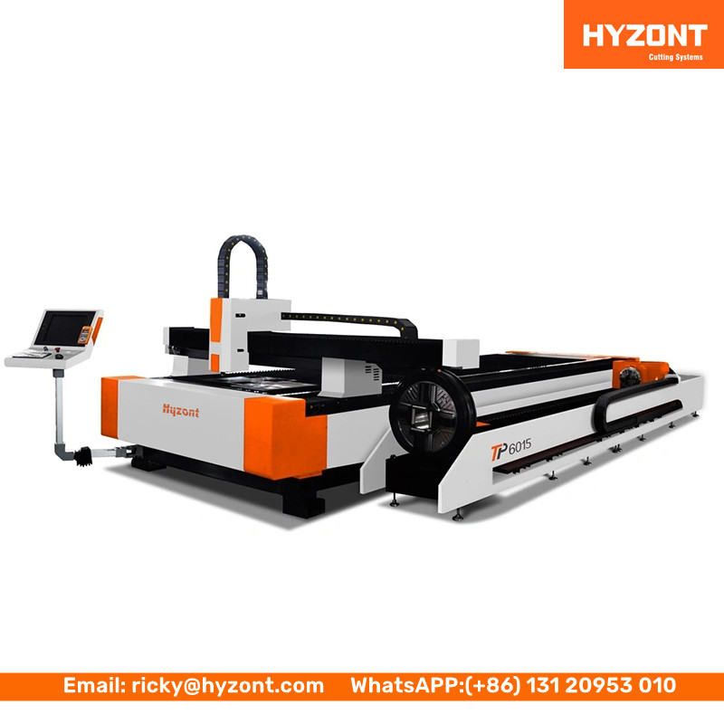 Single Table CNC Fiber Laser Cutting Machine For 10mm Plate Sheet