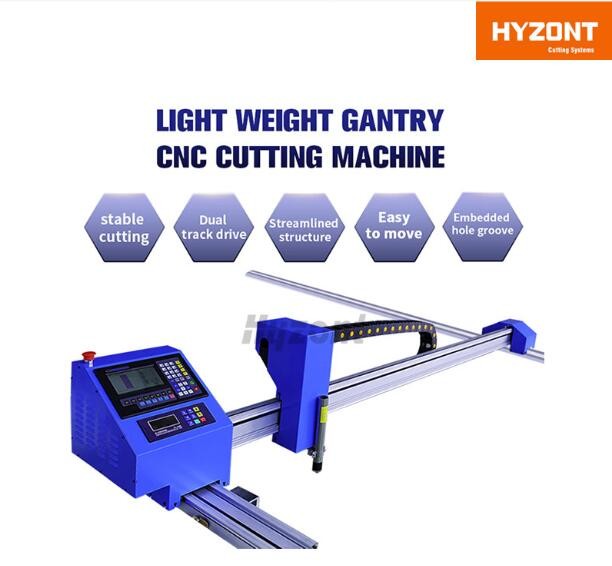 Portable Gantry CNC Plasma Flame Cutting Machine 2400x6000MM