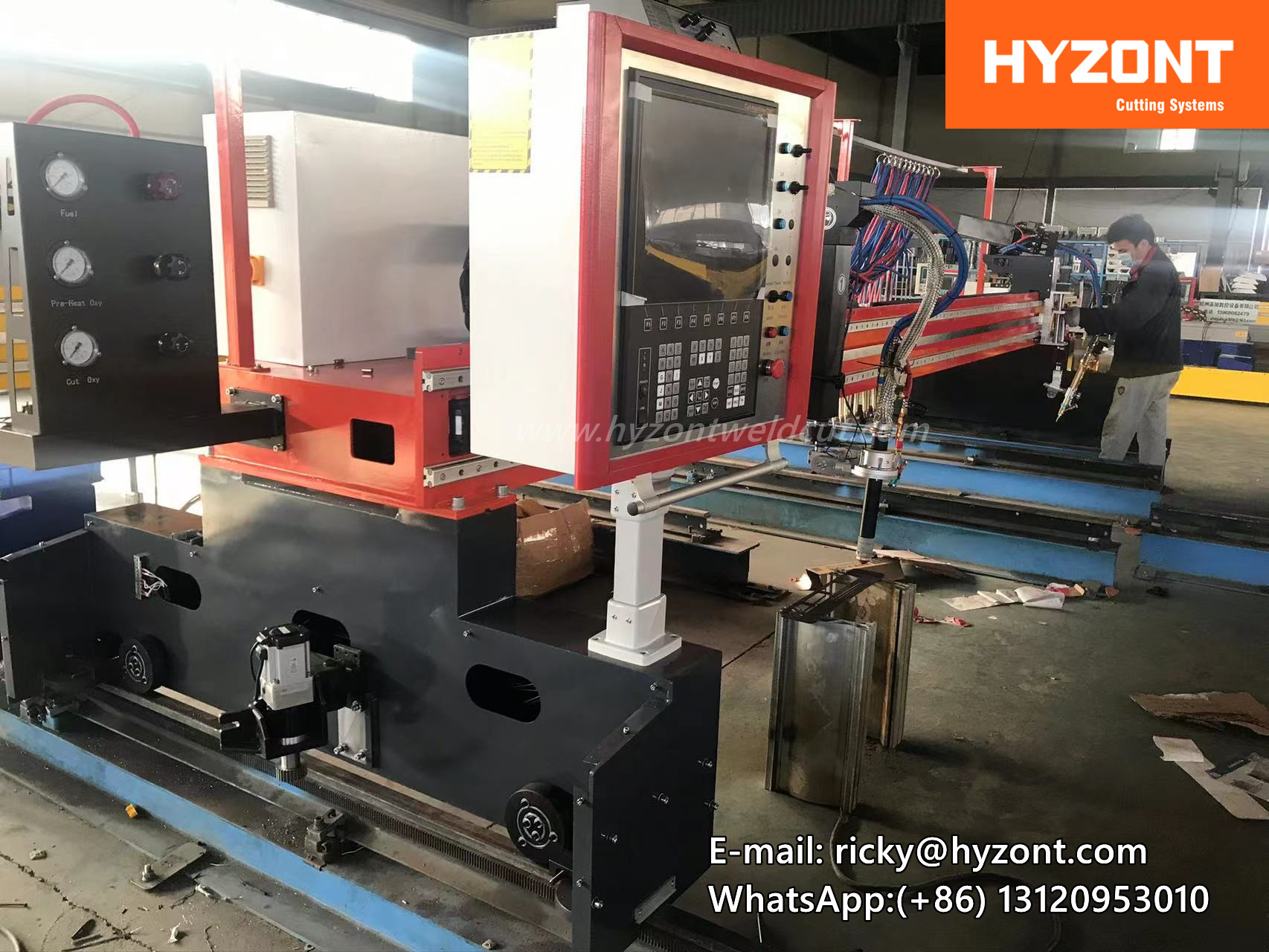 220V Heavy Duty CNC Plasma Cutting Machine With Maxpro 200