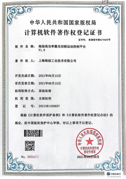 China Hyzont(Shanghai) Industrial Technologies Co.,Ltd. certification
