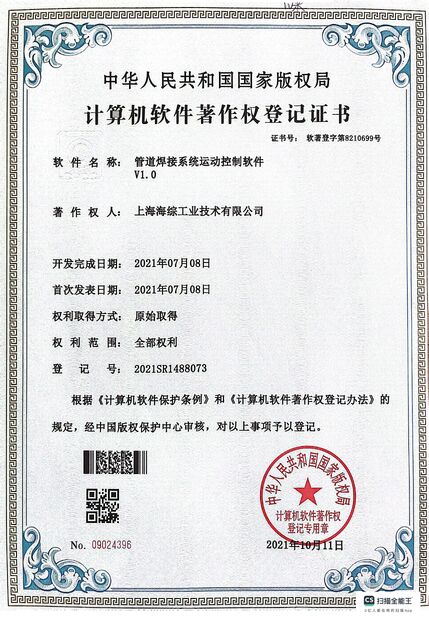 China Hyzont(Shanghai) Industrial Technologies Co.,Ltd. certification